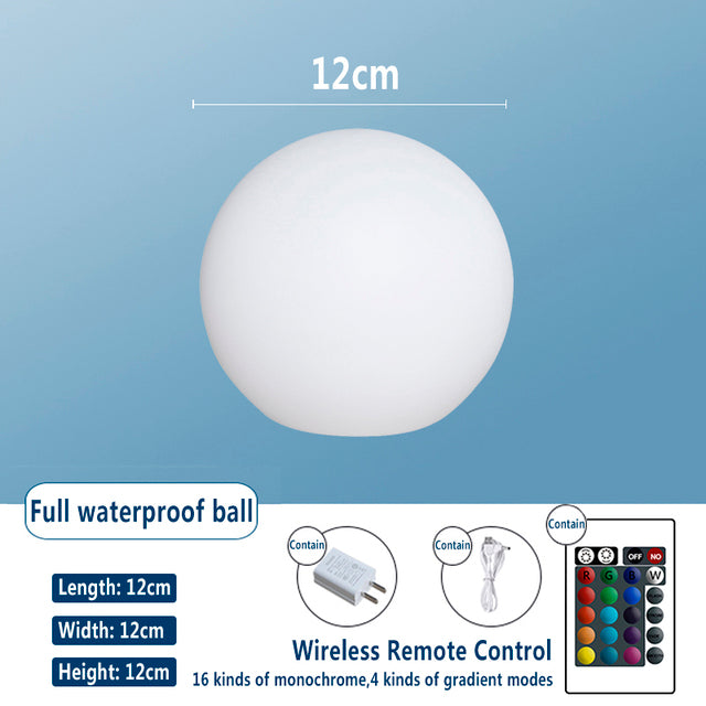 Colorful LED Garden Glowing Ball Lights
